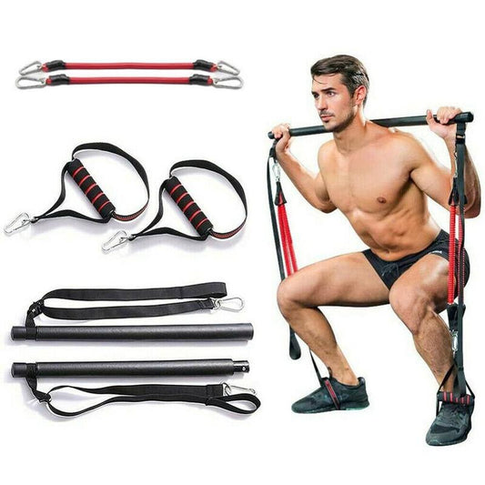 Body Workout Resistance Bar with Rubber Buckles - Tech It Up Enterprise