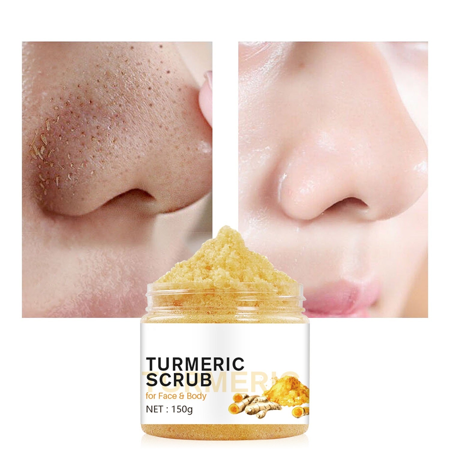 Turmeric Scrub Softens Horny Body Care - Tech It Up Enterprise